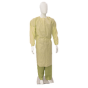 Clearview SMS Isolation Gowns with Knitted Cuffs (Yellow) 