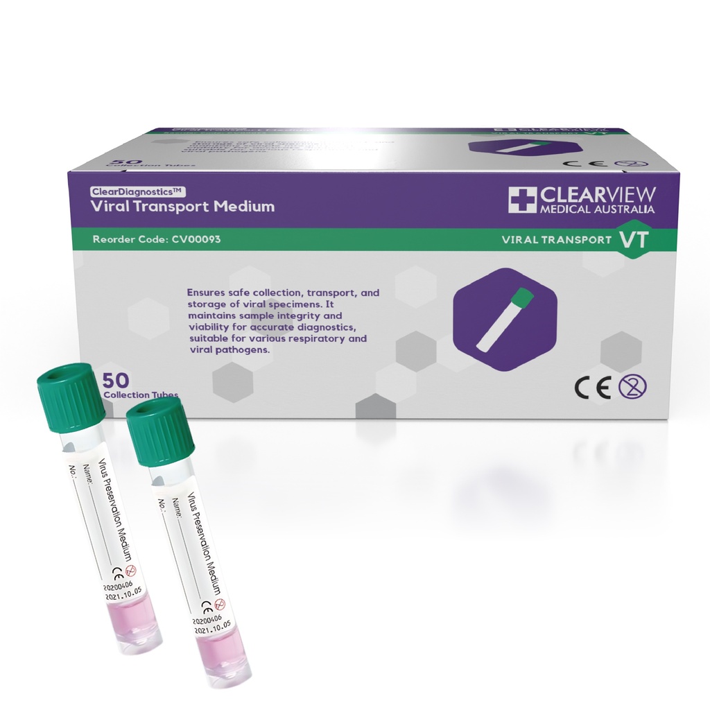 [CV00093N] Clearview Viral Transport Medium  (1 Swab)